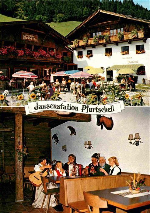 Neustift Stubaital Tirol Jausenstation Pfurtschnell Gaststube Terrasse