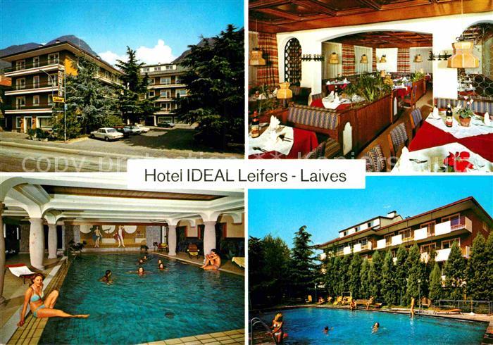 Leifers Laives Suedtirol Hotel Ideal Gastraum Hallen und Freibad