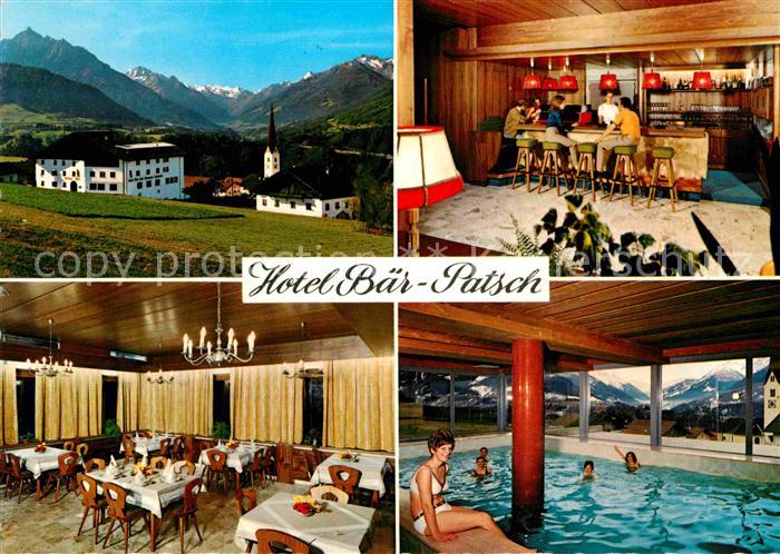 Patsch Hotel Baer Bar Restaurant Hallenbad