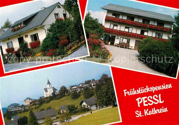 St Kathrein Fruehstueckspension Pessl Ortsblick Kirche