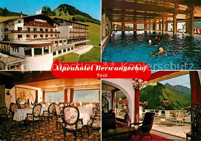 Berwang Tirol Alpenhotel Berwangerhof Hallenbad Gastr
