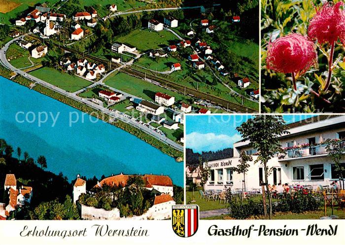 Wernstein Inn Fliegeraufnahme Gasthof Pension Wendl