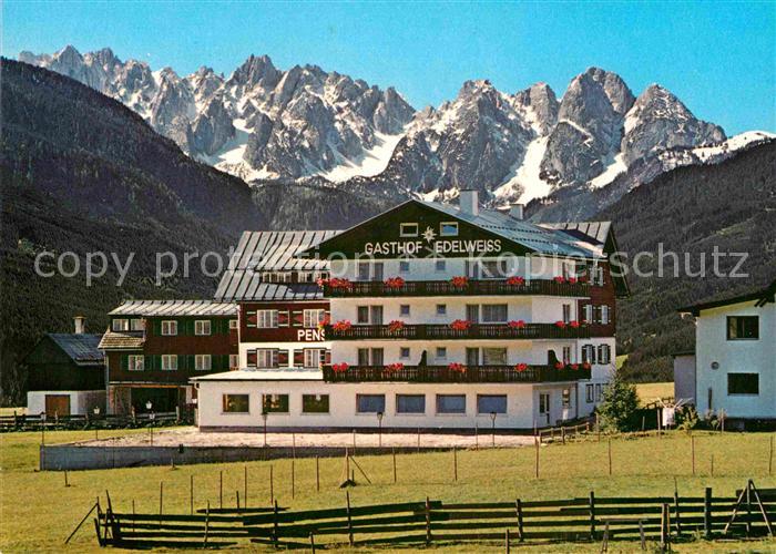 Gosau Oberoesterreich Gasthof Pension Edelweiss