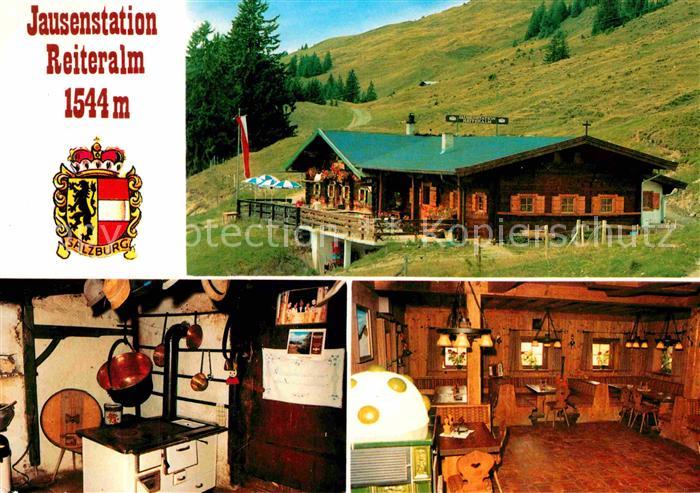 Hinterglemm Saalbach Jausenstation Reiteralm Kueche Gaststube