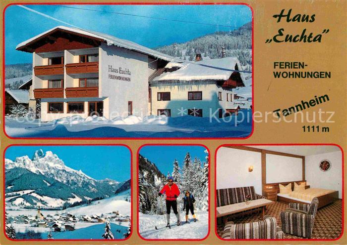 Tannheim Tirol Haus Euchta Gaestezimmer Panorama Langlauf