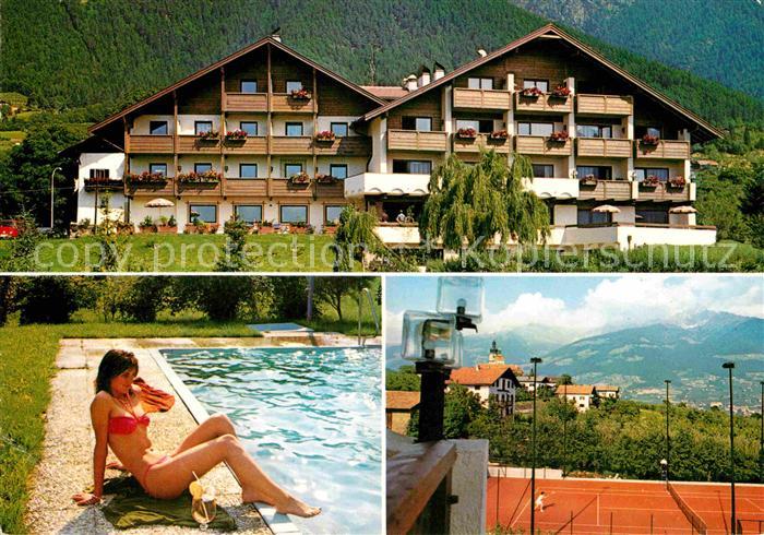 Dorf Tirol Hotel Ruipacherhof Schwimmbad Tennispla