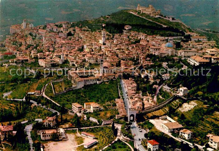 Assisi Umbria Fliegeraufnahme