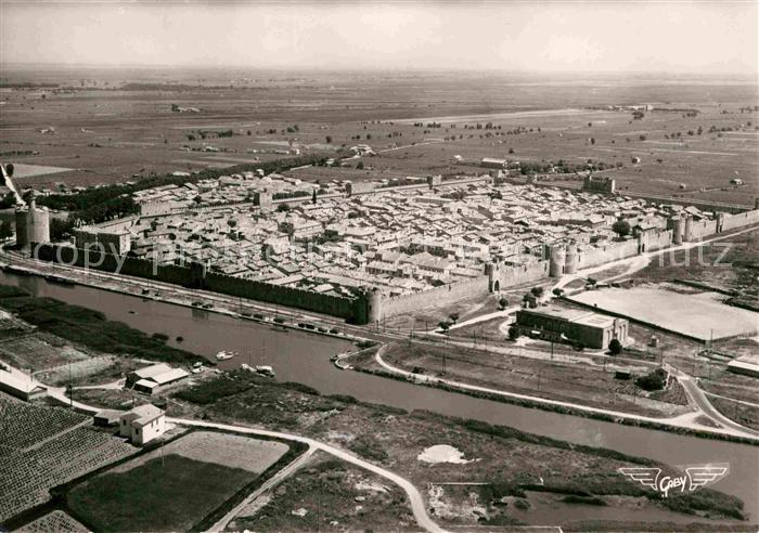 Aigues-Mortes Gard Fliegeraufnahme