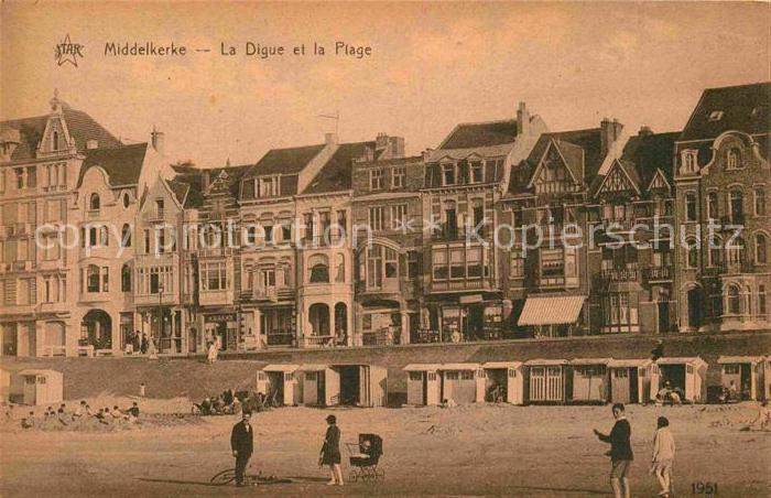 Middelkerke Digue et la Plage