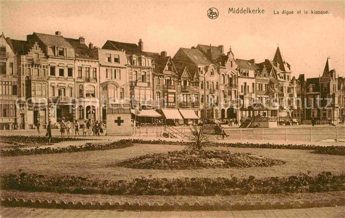Middelkerke Digue et le kiosque