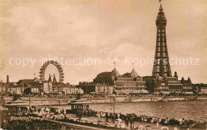 Blackpool From North Pier