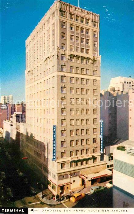 San Francisco California Hotel Californian