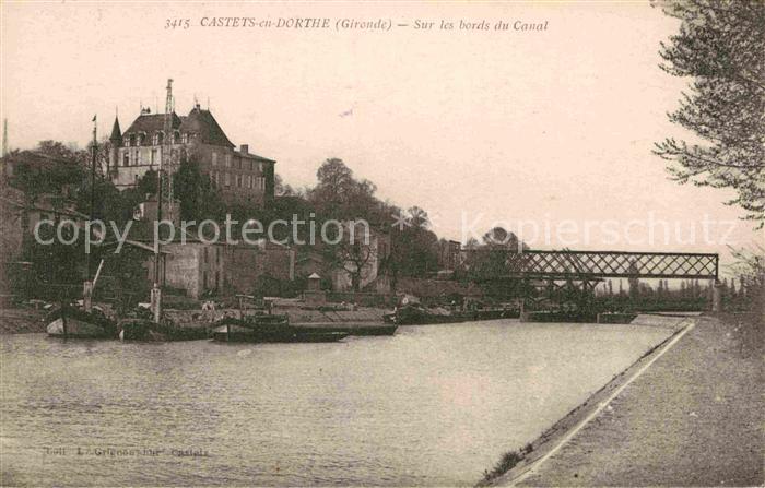 Castets-en-Dorthe Sur les bords du Canal