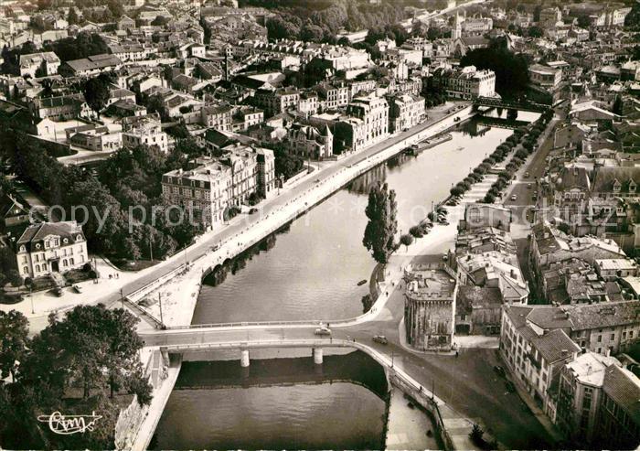 Verdun Meuse Fliegeraufnahme Quais