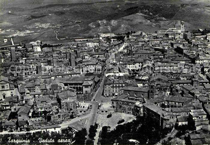 Tarquinia Fliegeraufnahme