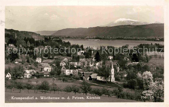 Krumpendorf Woerthersee mit Petzen