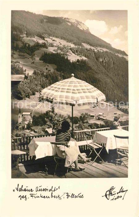 Finkenberg Tirol Gasthaus Terrasse