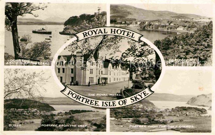 Portree Lochnevis Portree from Scorybreck from the West from the Golf Course The