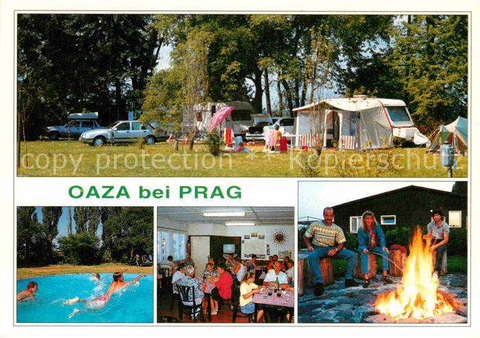 Jesenice Jechnitz Tschechien Camping Osse Schwimmbad Restaurant Lagerfeuer