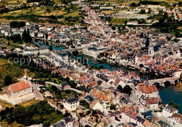 Argenton-sur-Creuse Chateauroux et Limoges Vue generale aerienne