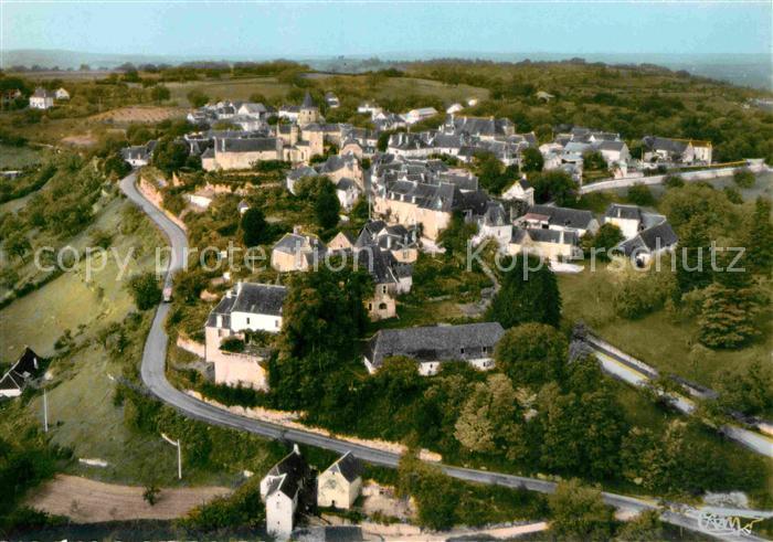Saint-Robert Correze Vue generale aerienne Nord Est