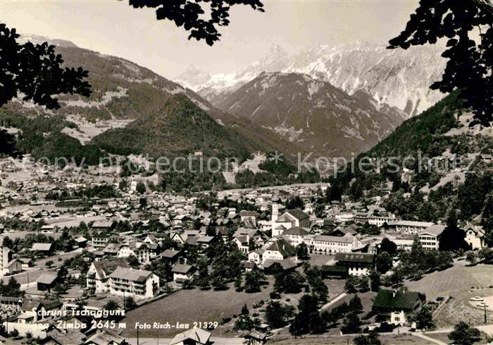 Schruns Vorarlberg mit Tschagguns und Zimba