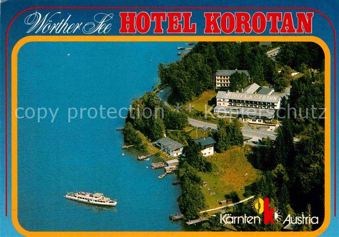 Sekirn Woerther See Hotel Korotan Fliegeraufnahme