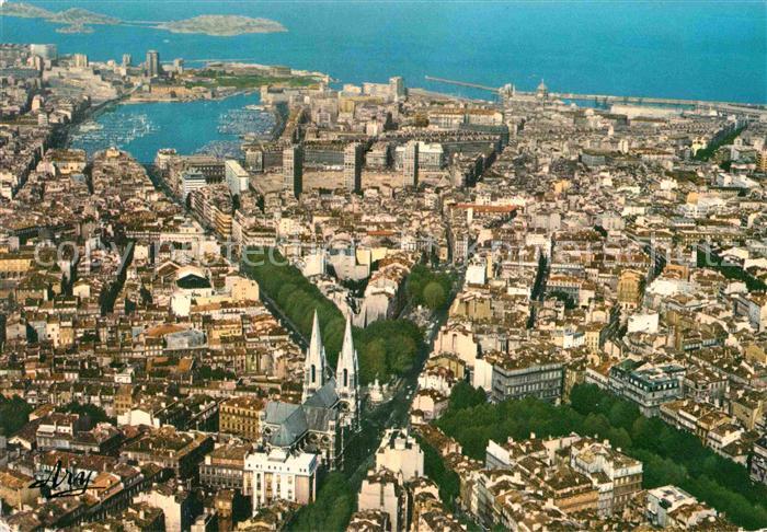 Marseille Bouches-du-Rhone Vue generale aerienne sur la vieille