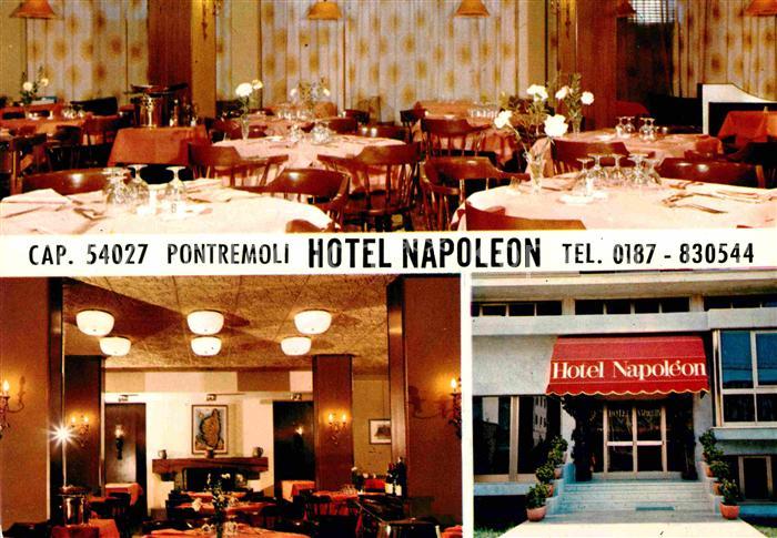 Pontremoli Hotel Napoleon Speisesaal Hoteleingang