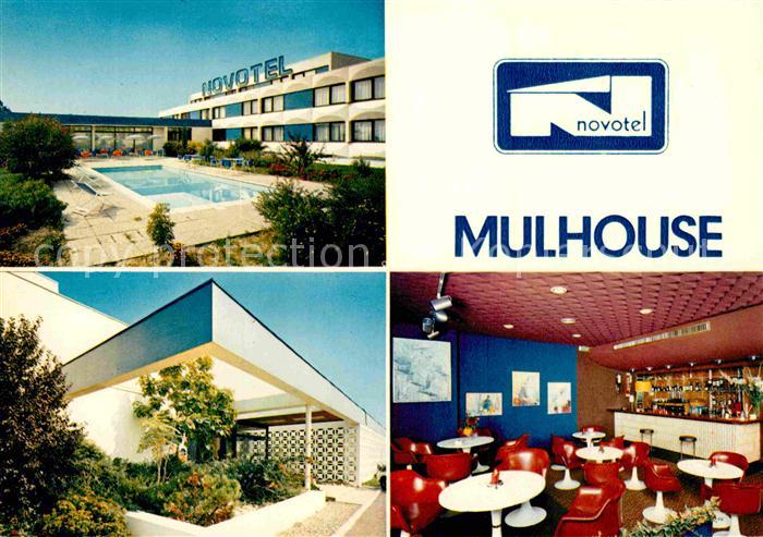 Sausheim Haut Rhin Novotel Mulhouse Sausheim Swimmingpool Gastraum Bar