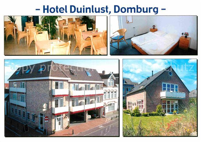 Domburg Hotel Duinlust Gastraum Zimmer