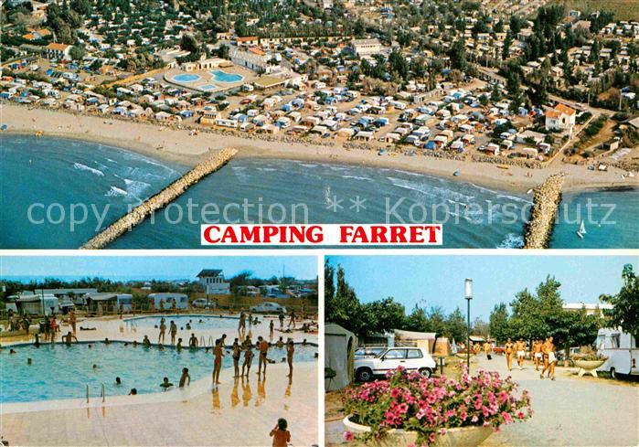 Farinette Plage Camping Farret Vue aerienne les piscies la reception