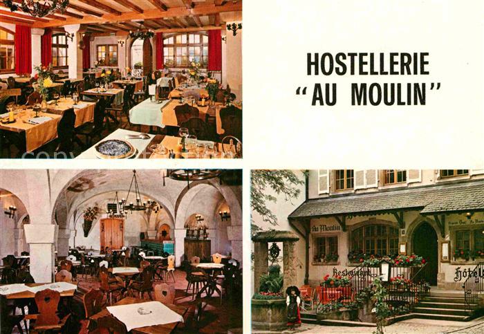 Riquewihr Haut Rhin Hostellerie Au Moulin Restaurant