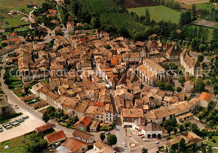 Issigeac Vue generale aerienne