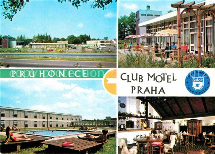 Pruhonice Club Motel Praha Terrasse Schwimmbad Gastraum