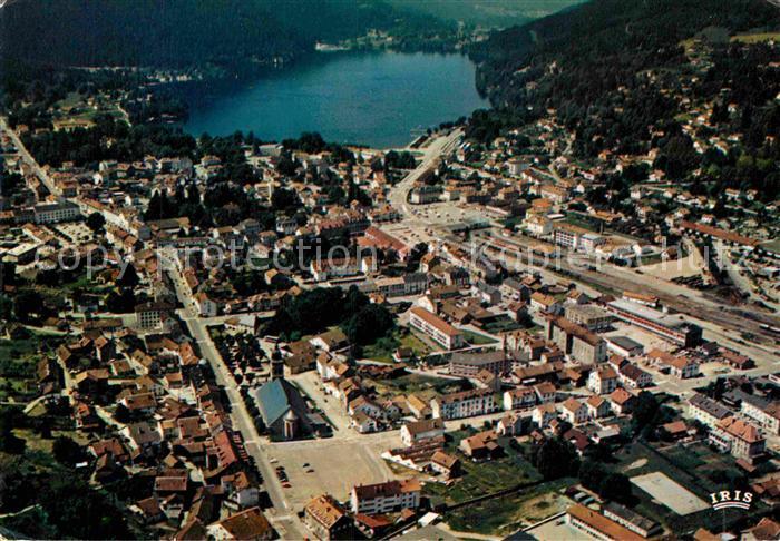 Gerardmer Vosges Vue aerienne sur la ville et le lac