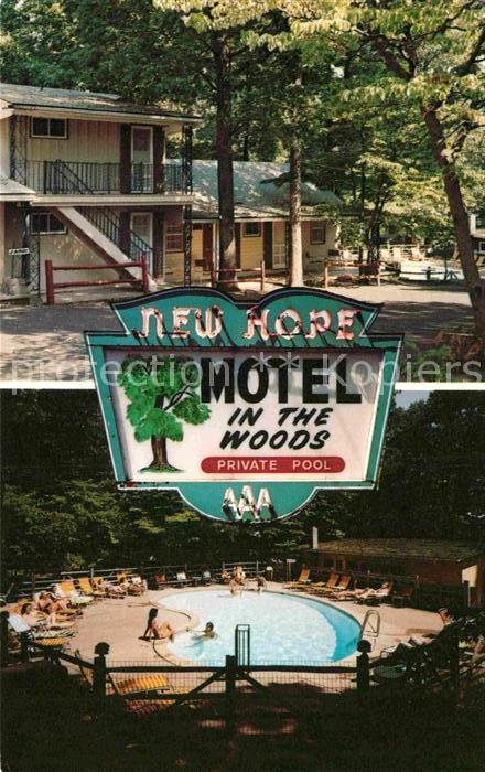 New Hope Pennsylvania Motel in the Woods Private Pool