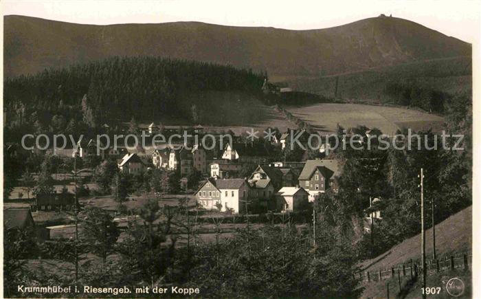 Krummhuebel Riesengebirge Riesengebirge mit Schneekoppe
