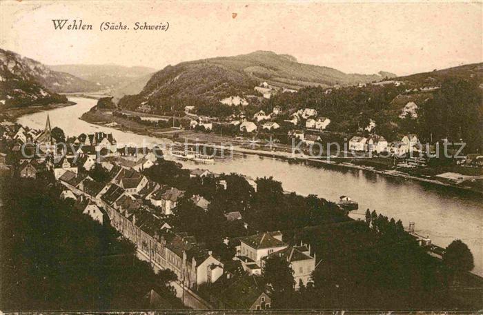 Wehlen Sachsen Panorama