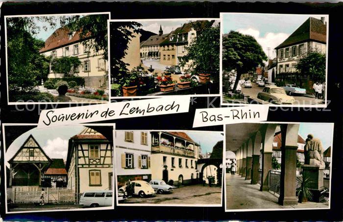 Lembach Bas Rhin Elsass Auberge du Cheval Teilansichten