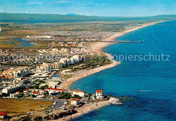 Cap-d Agde Fliegeraufnahme