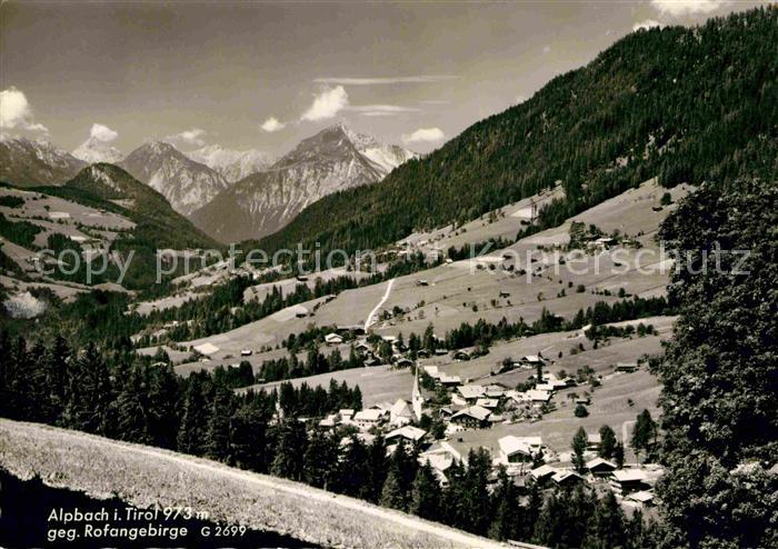 Alpbach mit Rofangebirge
