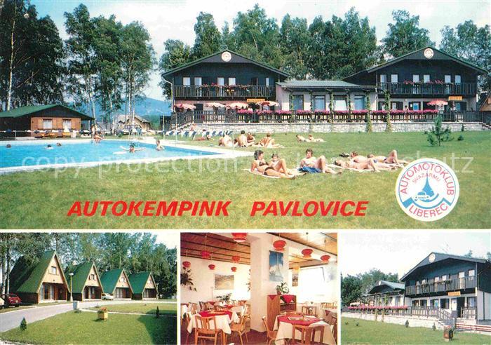 Liberec Autokempink Pavlovice Swimmingpool Bungalows Restaurant