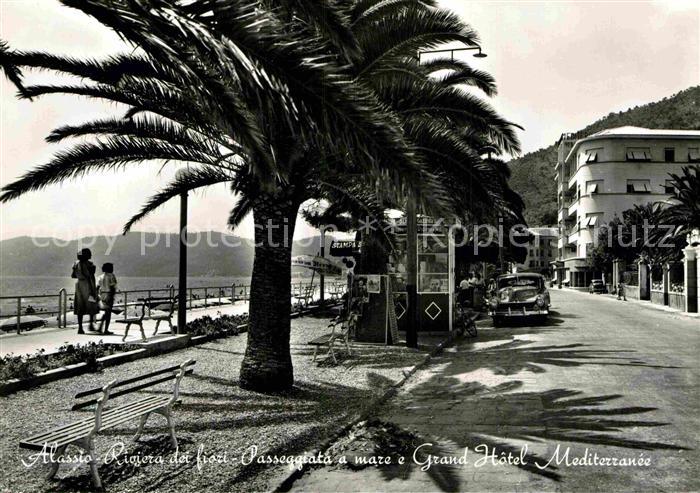 ALASSIO Savona Liguria IT Grand Hotel Mediterranee Passeggiata a