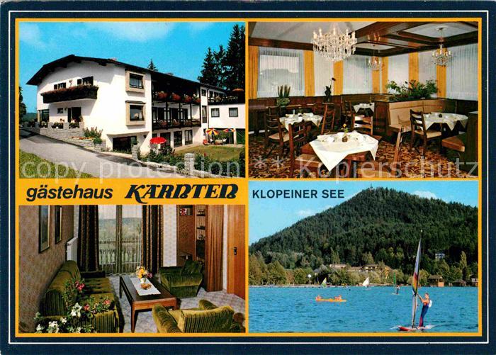Unterburg Klopeinersee Gaestehaus Kaernten Gastraeume Seepartie
