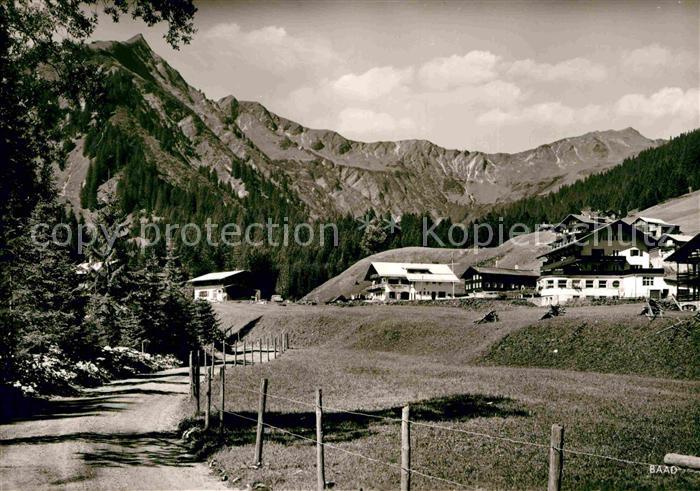 Baad Mittelberg Kleinwalsertal Teilansicht