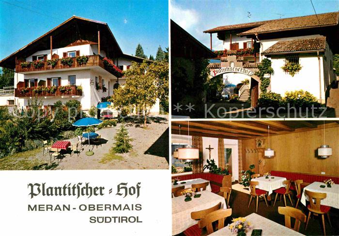 Obermais Meran Plantitscher Hof Gaststube