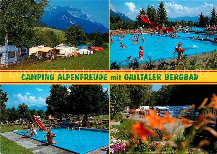 Wertschach Villach Camping Alpenfreude mit Gailtaler Bergbad