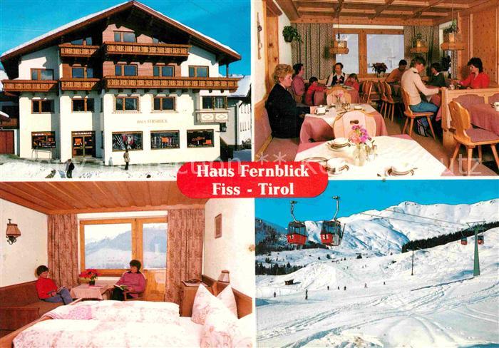 Fiss Tirol Haus Fernblick Gaststube Zimmer Seilbahn