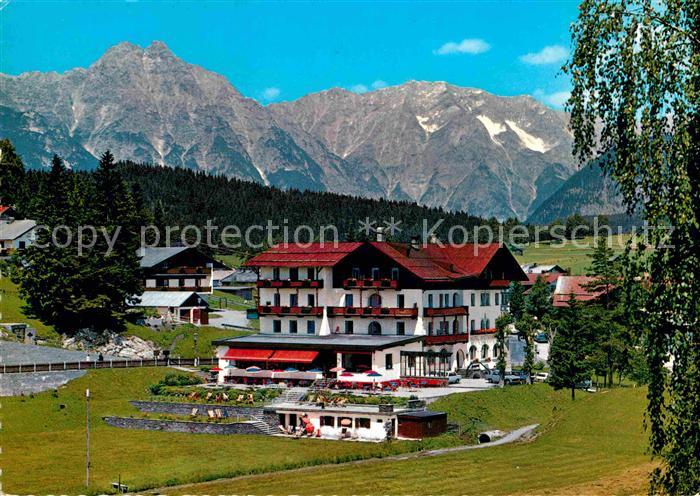 Seefeld Tirol Hotel Wetterstein mit Wettersteingebirg